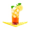 Tasty and refreshing ice tea Royalty Free Stock Photo