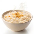 Tasty Rice Porridge isolated on transparent background Royalty Free Stock Photo