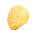 Tasty ridged potato chip