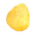 Tasty ridged potato chip