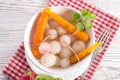 Tasty roasted radishes Royalty Free Stock Photo