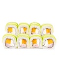 Tasty rolls for restaurant menu on a white background6