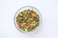 Tasty salad of middle Eastern cuisine Tabule