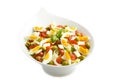 Tasty salat with egg Royalty Free Stock Photo