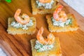 Tasty shrimp appetizer Royalty Free Stock Photo