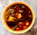 Tasty and spicy paneer curry