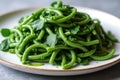 Tasty Spinach Pasta Recipe Royalty Free Stock Photo