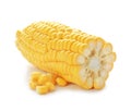Tasty sweet corn cob Royalty Free Stock Photo