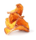 Tasty sweet potato chips isolated Royalty Free Stock Photo