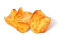 Tasty sweet potato chips isolated Royalty Free Stock Photo