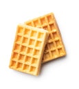 Tasty sweet waffles Royalty Free Stock Photo