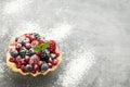 Tasty tartlet with berries