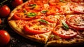 tasty tomato pizza food photo