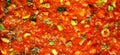 Tasty tomato souce background