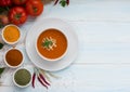 Tasty tomato soup Royalty Free Stock Photo