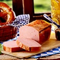 Tasty traditional Bavarian meat loaf Royalty Free Stock Photo