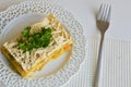 Tasty vegetable lasagna