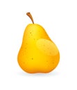 Tasty yellow pear Royalty Free Stock Photo