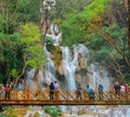 Tat Kuang Si Waterfalls, Luang Prabang. Laos.