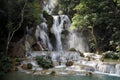 Tat Kuang Si Waterfalls luang prabang Royalty Free Stock Photo