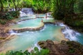 Tat Kuang Si Waterfalls Royalty Free Stock Photo