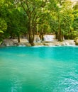 Tat Sae Waterfalls. Beautiful landscape. Laos.