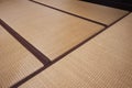 Tatami, Japanese traditional matting with top view. Royalty Free Stock Photo