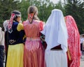 Tatar female traditional vintage headdress