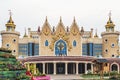 Tatar State Puppet Theater Ekiyat, facade of the building, like a fairy palace