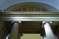 Tate Britain tall columns and arch in historic building