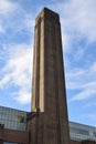 Tate Modern detail, London, UK Royalty Free Stock Photo