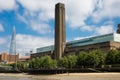 Tate Modern Facade, Modern Art Gallery Museum in London