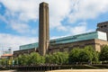 Tate Modern Facade, Modern Art Gallery Museum in London Royalty Free Stock Photo