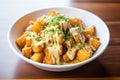 tater tot poutine with gravy and cheese curds