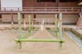 Tatesuna sand cone in Ujigami Shinto Shrine in Uji, Japan