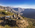 Tatev monastery-Armenian monastery complex of the late IX-early X centuries in Syunik region