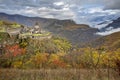 Tatev Monastery and Church in the fall, Armenia Royalty Free Stock Photo