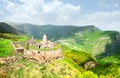 Tatev monastery landscape Royalty Free Stock Photo