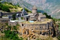 Tatev Monastery was an Armenian intellectual center where philosophers, musicians, painters, calligraphers, and monks lived Royalty Free Stock Photo