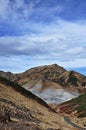 Tateyama in the autumn. Mt. Dainichidake and Murodo Royalty Free Stock Photo