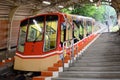 Tateyama - Bijodaira cable car. Tateyama Kurobe alpine route. Japan Royalty Free Stock Photo