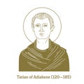 Tatian of Adiabene 120-185 was an Assyrian Christian writer and theologian of the 2nd century