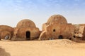 Tatooine decoration in Sahara desert Royalty Free Stock Photo