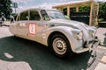 Tatra 87 car is vintage czech limousine, parked on street Royalty Free Stock Photo