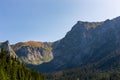 Tatra Mountains landscape with Giewont, Siodlowa Turnia, Mnichowe Turnie and Wielka Turnia peaks,Tatras, Poland