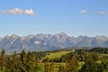 Tatra Mountains panorama, Bialka Tatrzanska, Podhale, Poland Royalty Free Stock Photo
