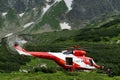 Tatra Mountains, Poland - June 2020: Mountain Rescuers, TOPR, TatrzaÃâskie Ochotnicze Pogotowie Ratunkowe