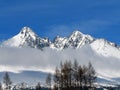 Tatra mountains in winter Royalty Free Stock Photo