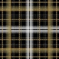 Tatran plaid style checkered greek vector seamless pattern.