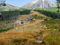 TATRANSKA LOMNICA, SLOVAKIA Ropeway to Skalnate Pleso